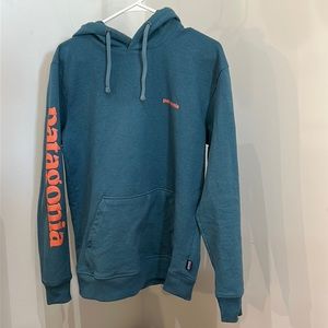 Men’s Blue and Orange Patagonia Sweatshirt